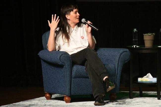 Alexandria Bombach Director of the Indigo Girls Documentary Shown at  College